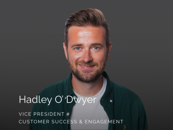 Hadley O’Dwyer, Vice President of Success & Engagement, smiling in a professional headshot.