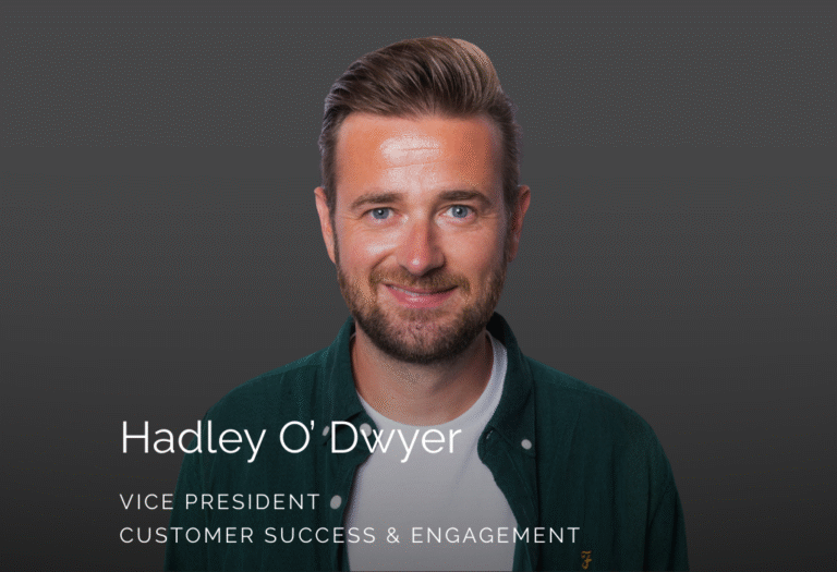 Hadley O’Dwyer, Vice President of Success & Engagement, smiling in a professional headshot.