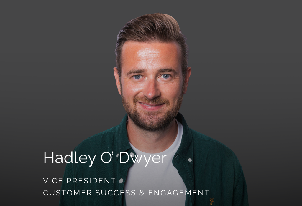 Hadley O’Dwyer, Vice President of Success & Engagement, smiling in a professional headshot.